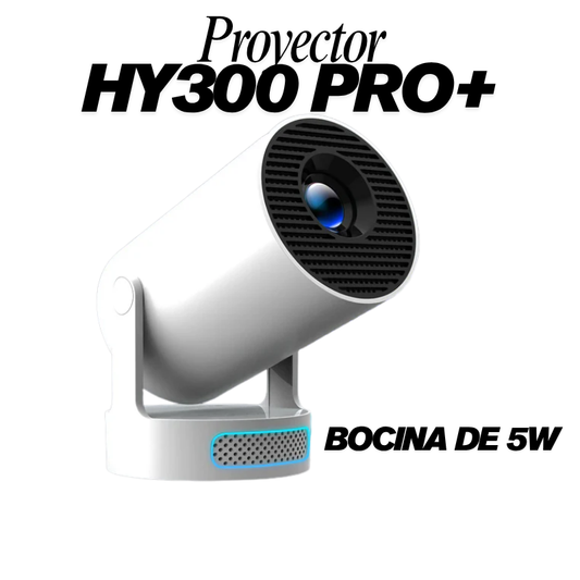 Magcubic HY300 Pro+ – Mini proyector portátil con Android 11, 8000 lúmenes, Wi-Fi 6, Bluetooth 5.4, altavoz 5 W y rotación de 180°