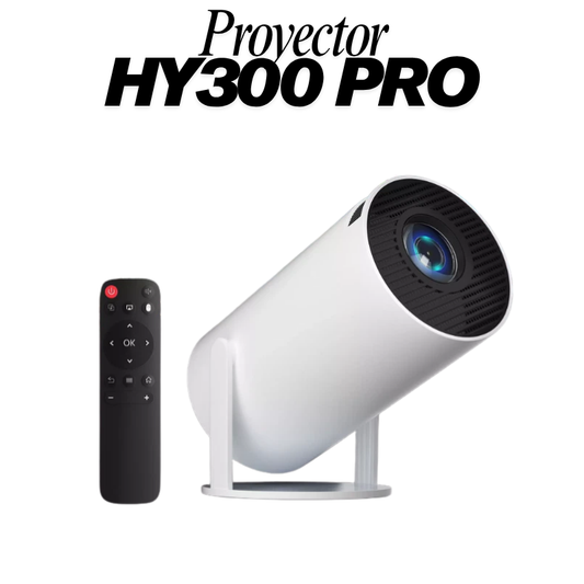 HY300 Pro – Proyector portátil con Android 11, Wi‑Fi 6, Bluetooth 5.4, bocina HiFi 5 W, corrección automática de keystone