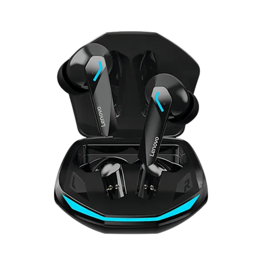 Lenovo GM2 Pro – Auriculares Bluetooth 5.3 con sonido claro, modo cable e inalámbrico, diseño cómodo con cojines suaves