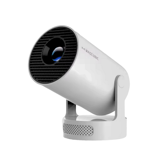 Magcubic HY300 Pro+ – Mini proyector portátil con Android 11, 8000 lúmenes, Wi-Fi 6, Bluetooth 5.4, altavoz 5 W y rotación de 180°
