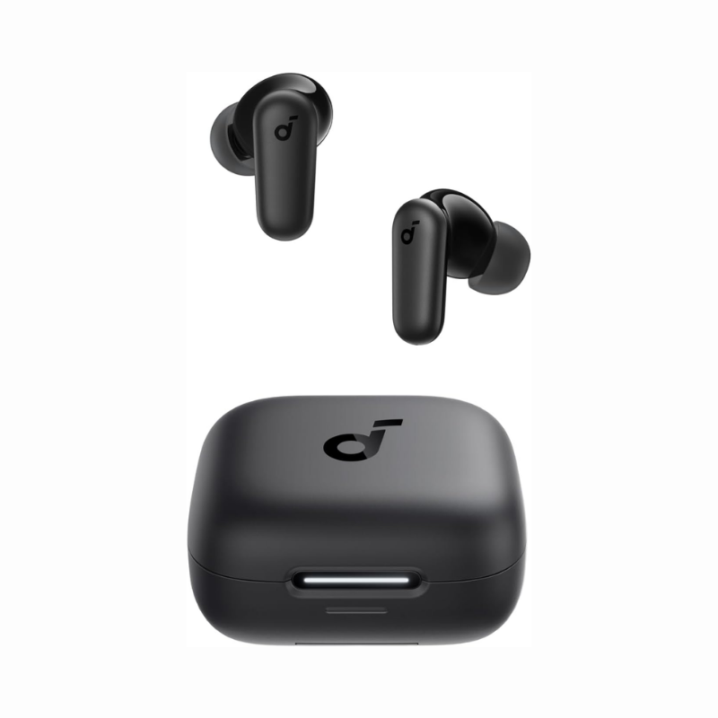 Soundcore P30i - Auriculares con cancelación de ruido activa, Bluetooth 5.4, 45 h de batería, estuche con soporte, protección IP54