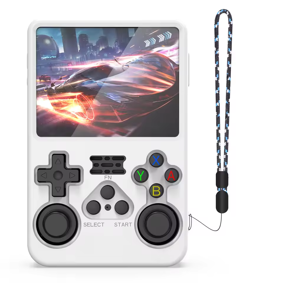 Funda de silicona suave para consola portátil Retro R36S – Protección trasera flexible y ligera